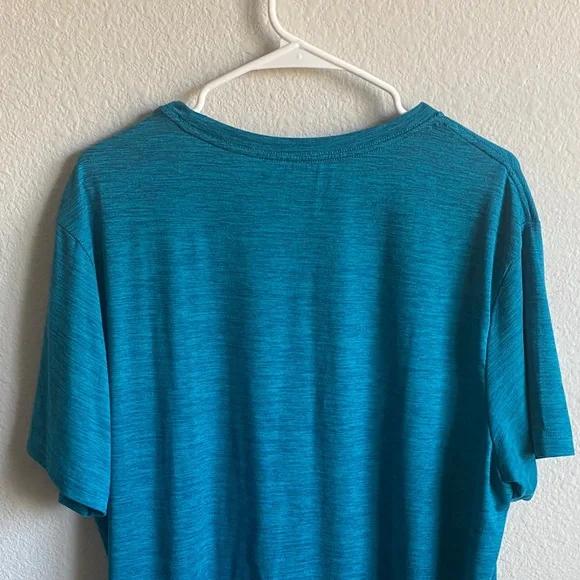 Men’s Hurley Teal Colored Short Sleeved Athletic Shirt (NWOT) - Picture 9 of 11